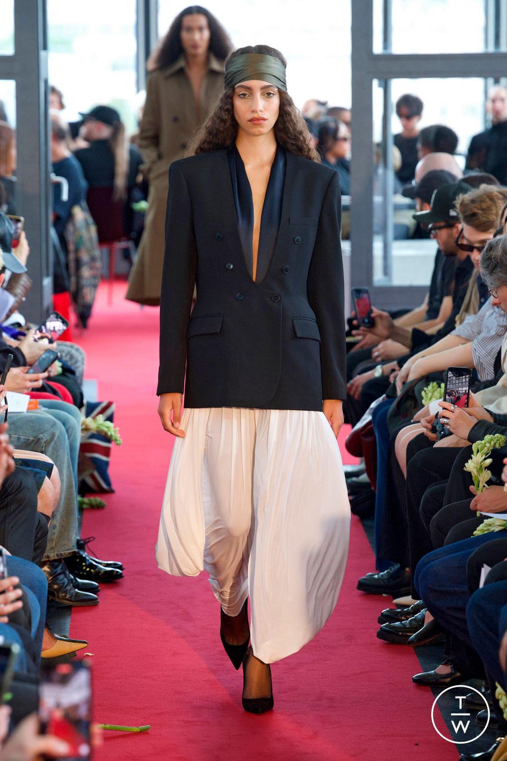 Fashion Week Paris Spring-Summer 2025 look 1 from the Burc Akyol collection menswear