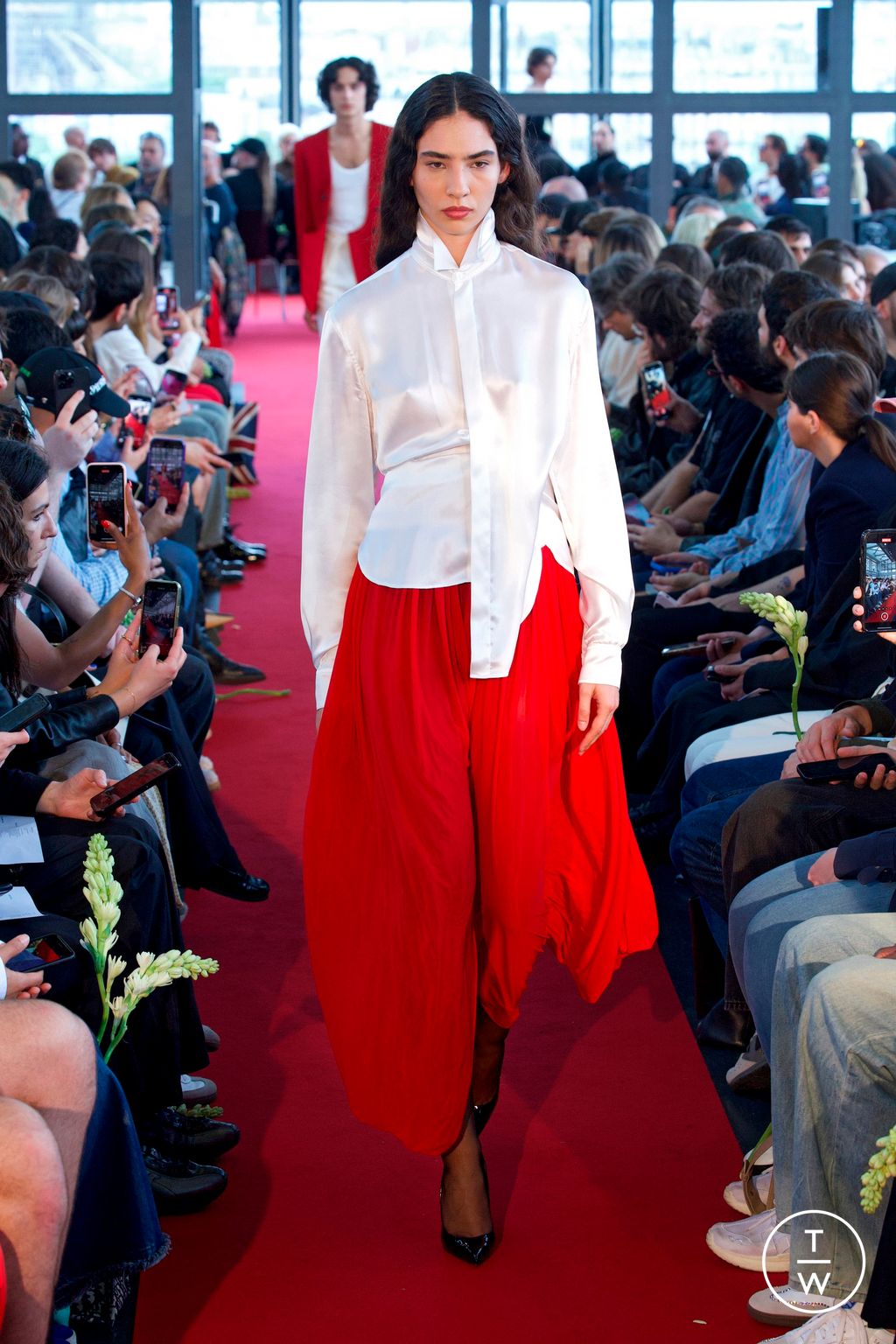 Fashion Week Paris Spring/Summer 2025 look 7 from the Burc Akyol collection menswear