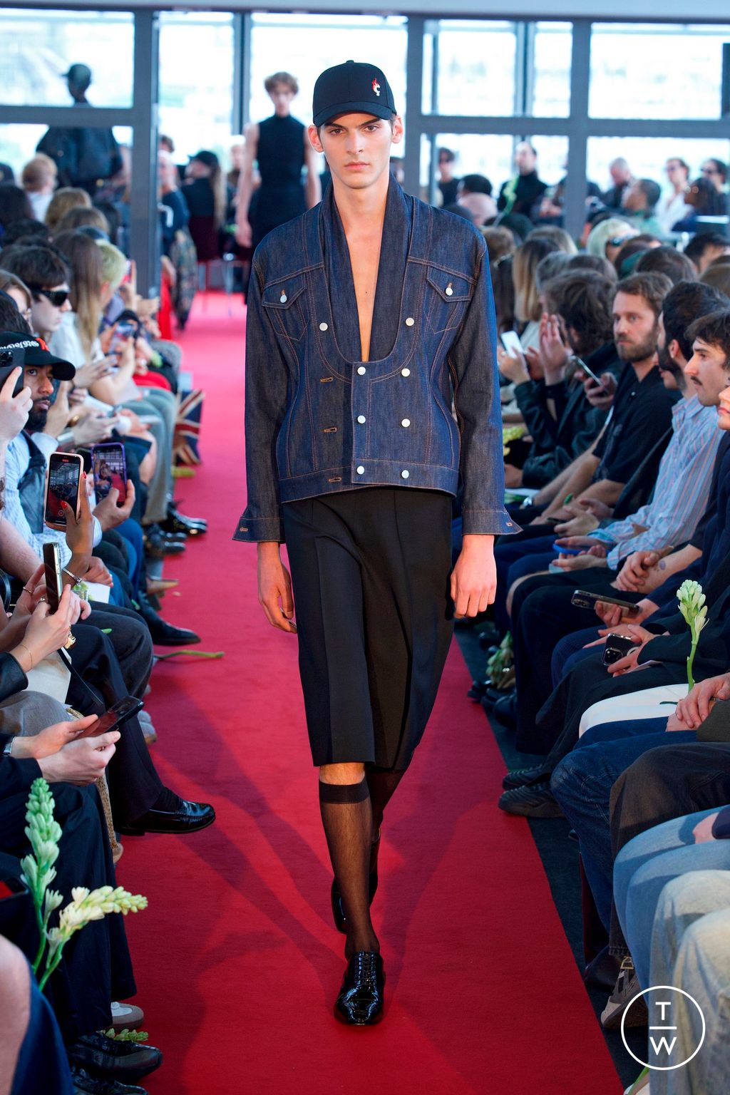 Fashion Week Paris Spring/Summer 2025 look 11 from the Burc Akyol collection menswear