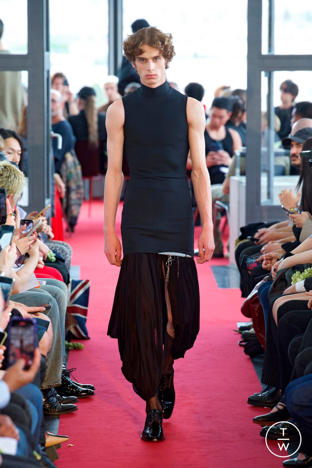 Fashion Week Paris Spring/Summer 2025 look 12 from the Burc Akyol collection menswear