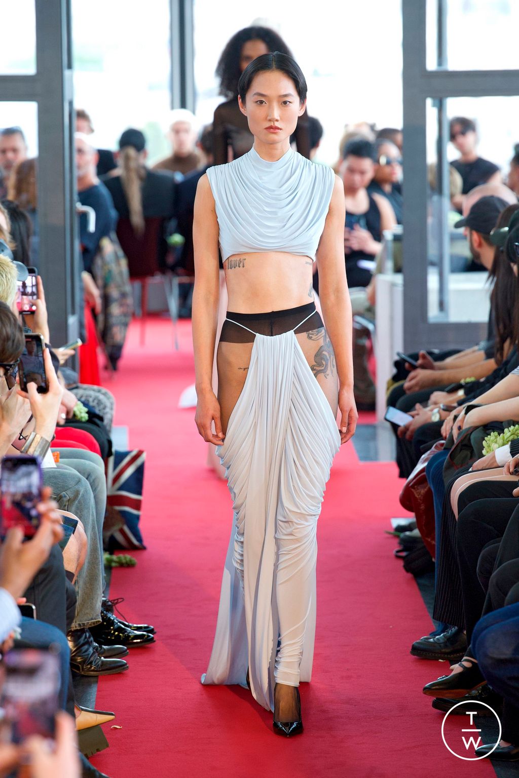 Fashion Week Paris Spring-Summer 2025 look 23 from the Burc Akyol collection menswear