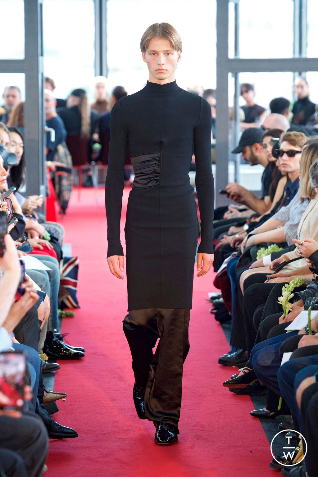 Fashion Week Paris Spring/Summer 2025 look 29 from the Burc Akyol collection menswear