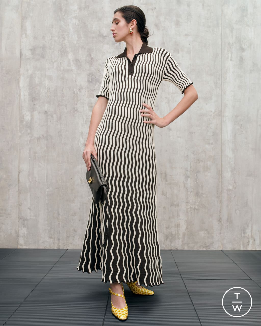 Fashion Week Milan Resort 2025 look 9 from the Bottega Veneta collection womenswear