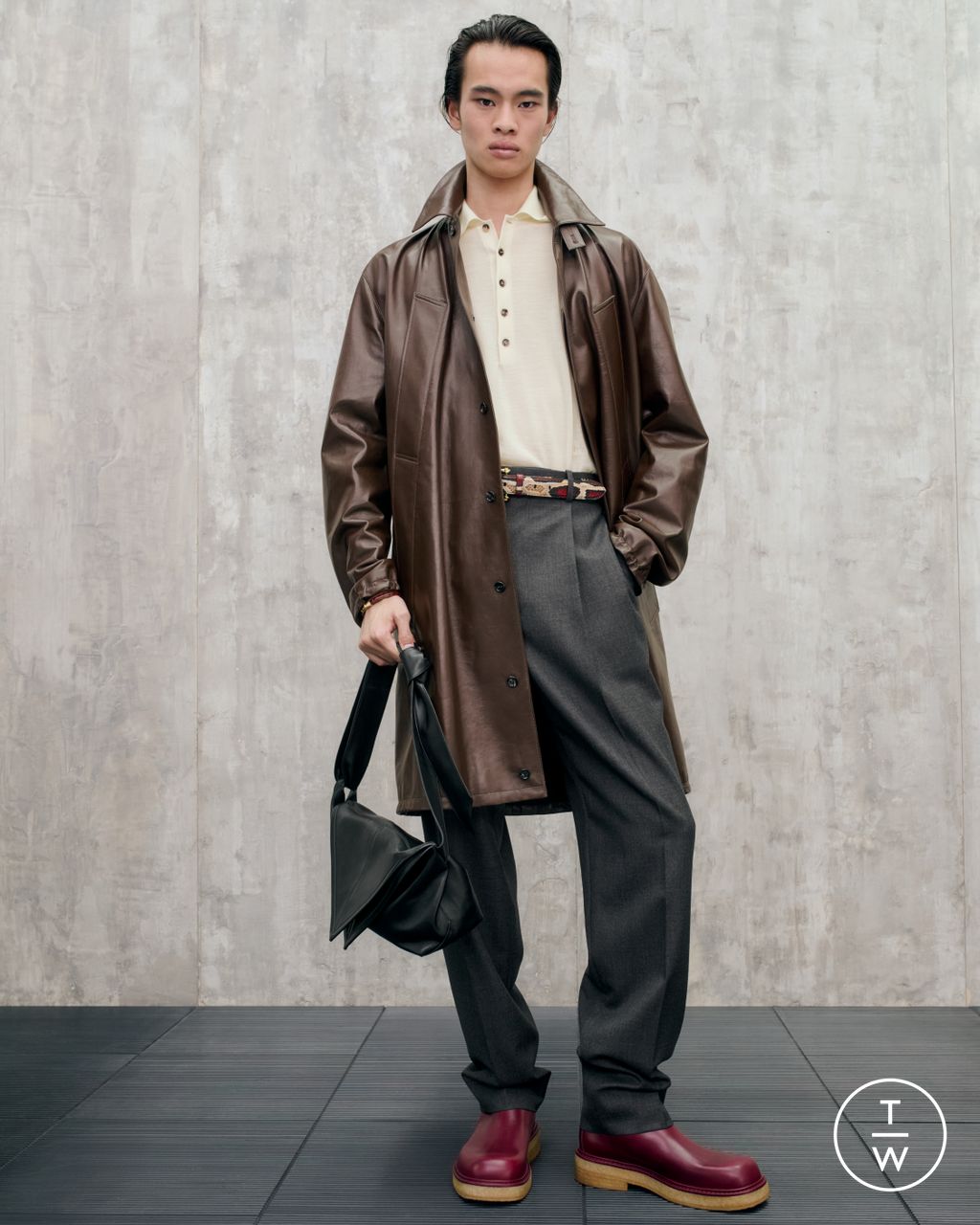 Fashion Week Milan Resort 2025 look 10 from the Bottega Veneta collection womenswear