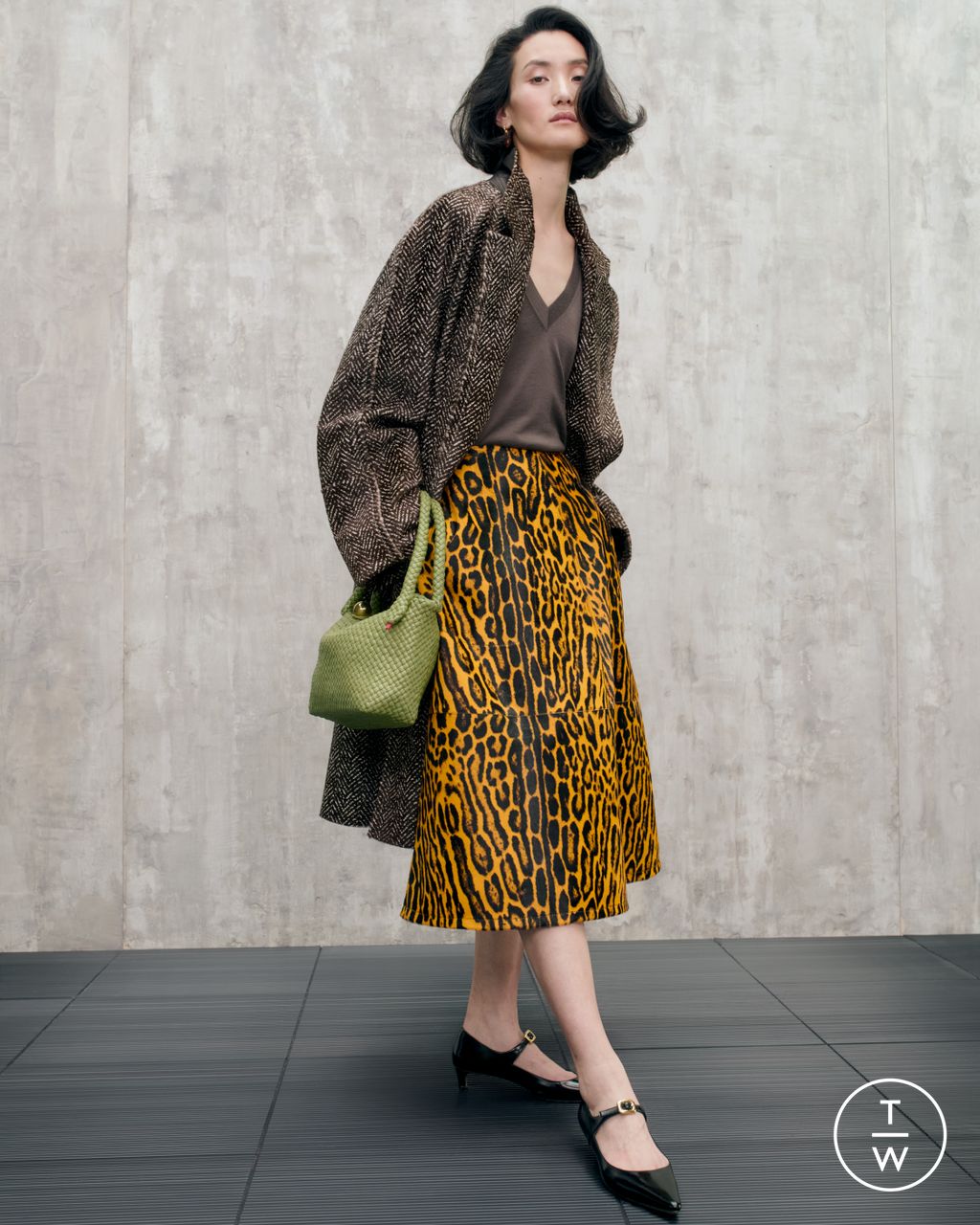 Fashion Week Milan Resort 2025 look 11 from the Bottega Veneta collection womenswear