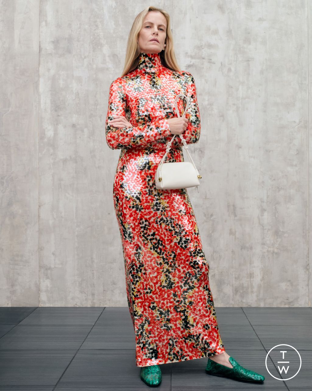 Fashion Week Milan Resort 2025 look 17 from the Bottega Veneta collection womenswear