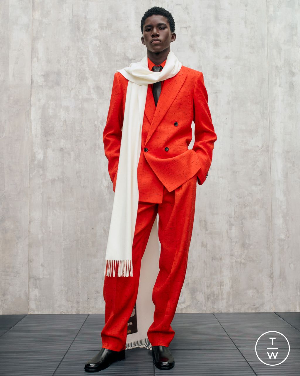 Fashion Week Milan Resort 2025 look 29 from the Bottega Veneta collection womenswear