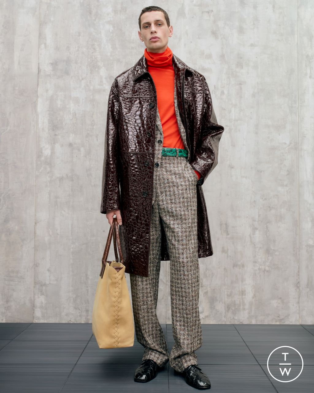 Fashion Week Milan Resort 2025 look 31 de la collection Bottega Veneta womenswear