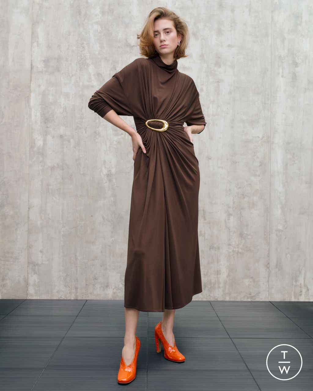 Fashion Week Milan Resort 2025 look 35 from the Bottega Veneta collection womenswear