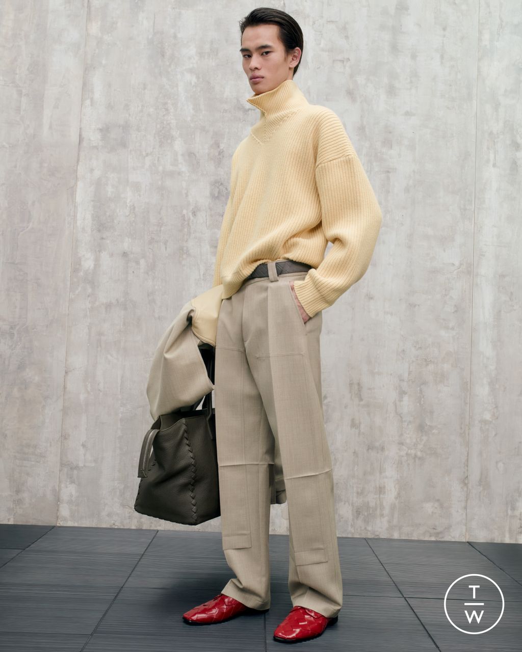 Fashion Week Milan Resort 2025 look 40 from the Bottega Veneta collection womenswear