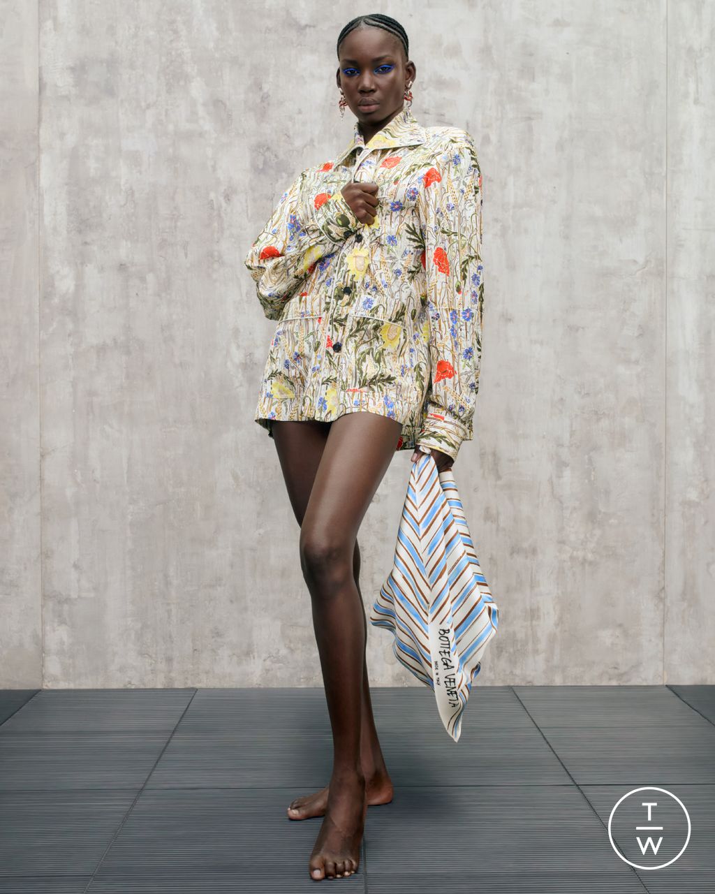 Fashion Week Milan Resort 2025 look 41 de la collection Bottega Veneta womenswear