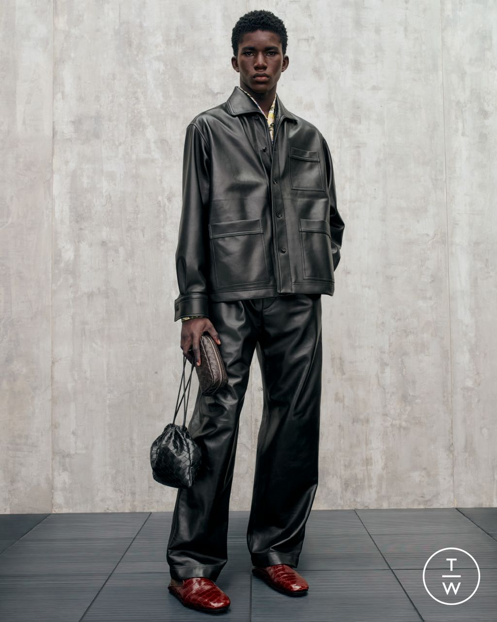 Fashion Week Milan Resort 2025 look 42 from the Bottega Veneta collection womenswear