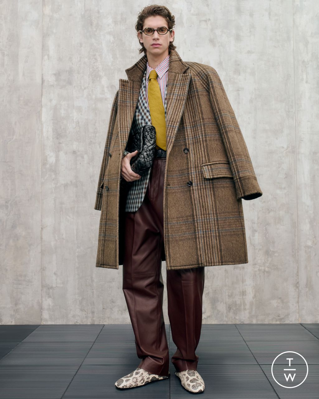 Fashion Week Milan Resort 2025 look 47 from the Bottega Veneta collection womenswear