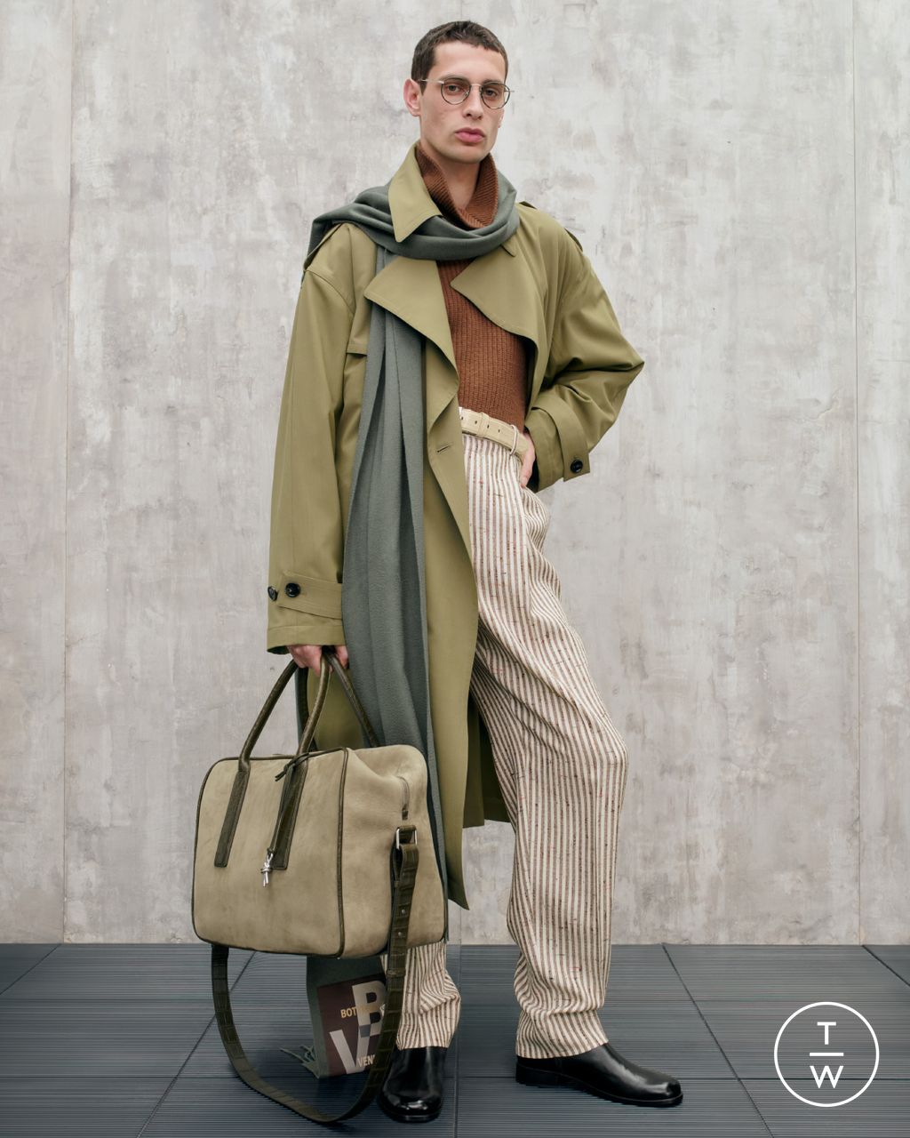 Fashion Week Milan Resort 2025 look 51 from the Bottega Veneta collection womenswear