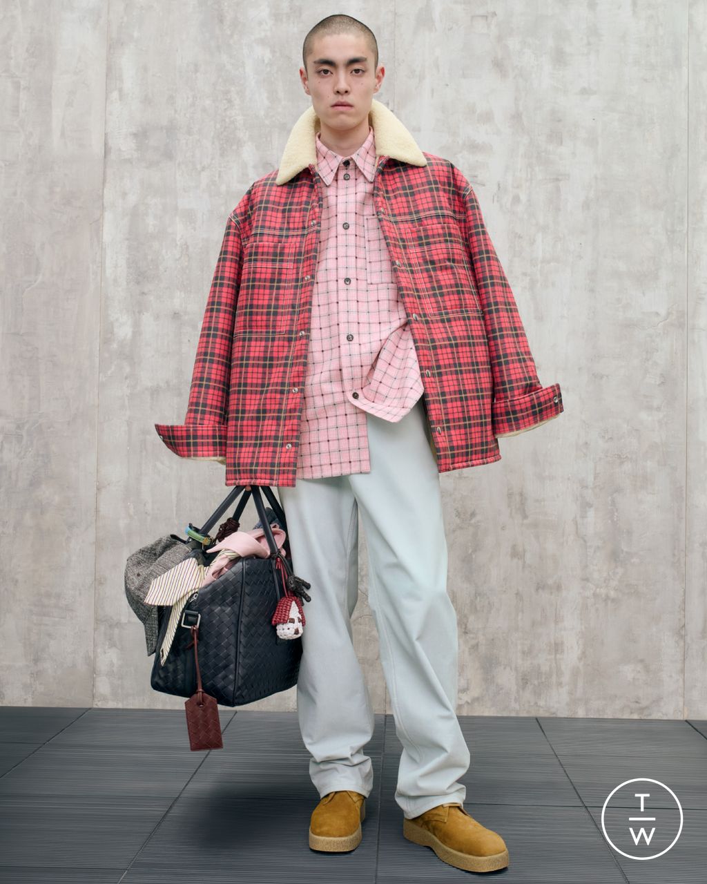 Fashion Week Milan Resort 2025 look 57 from the Bottega Veneta collection womenswear