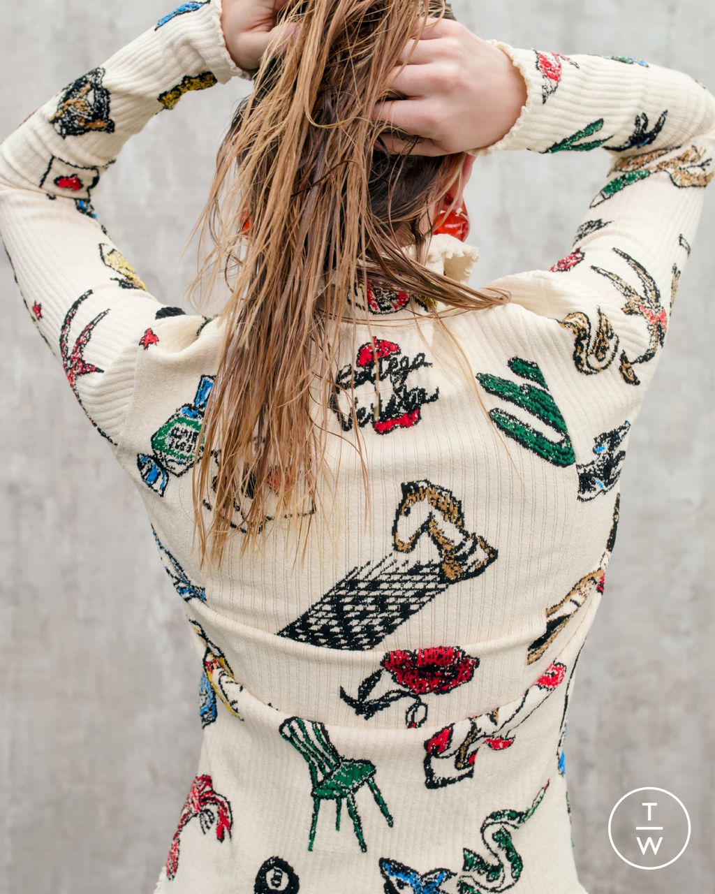 Fashion Week Milan Resort 2025 look 60 from the Bottega Veneta collection womenswear