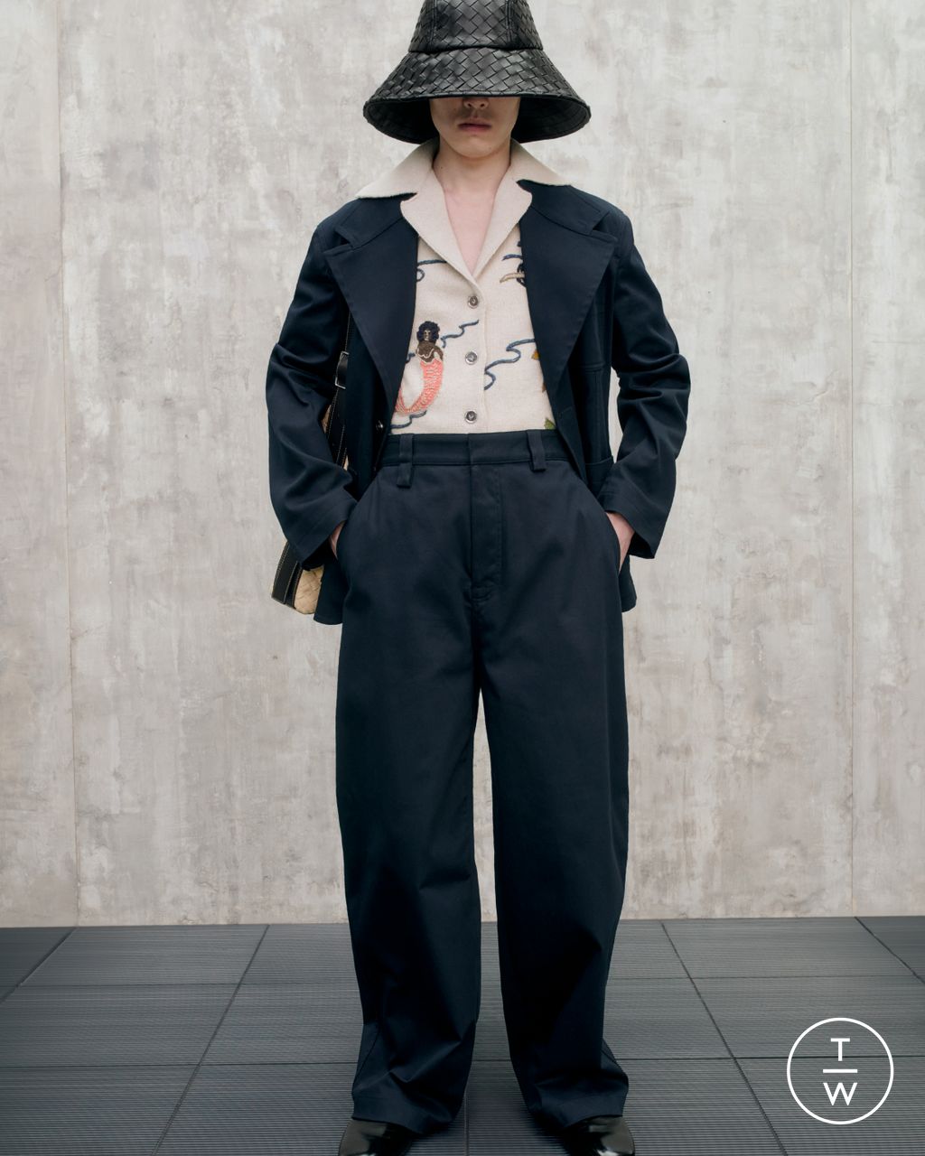 Fashion Week Milan Resort 2025 look 61 from the Bottega Veneta collection womenswear