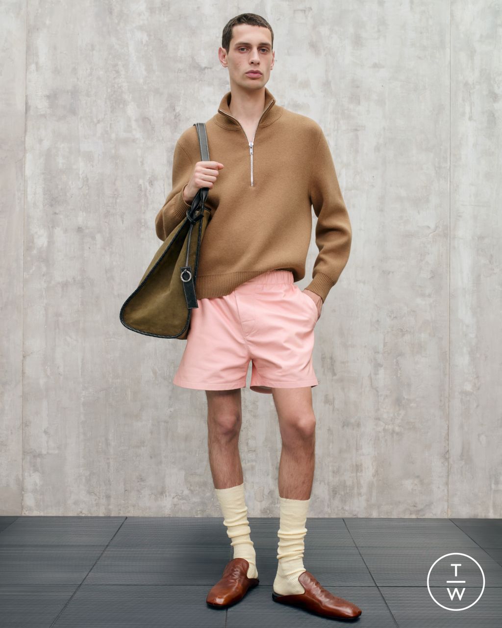 Fashion Week Milan Resort 2025 look 63 from the Bottega Veneta collection womenswear