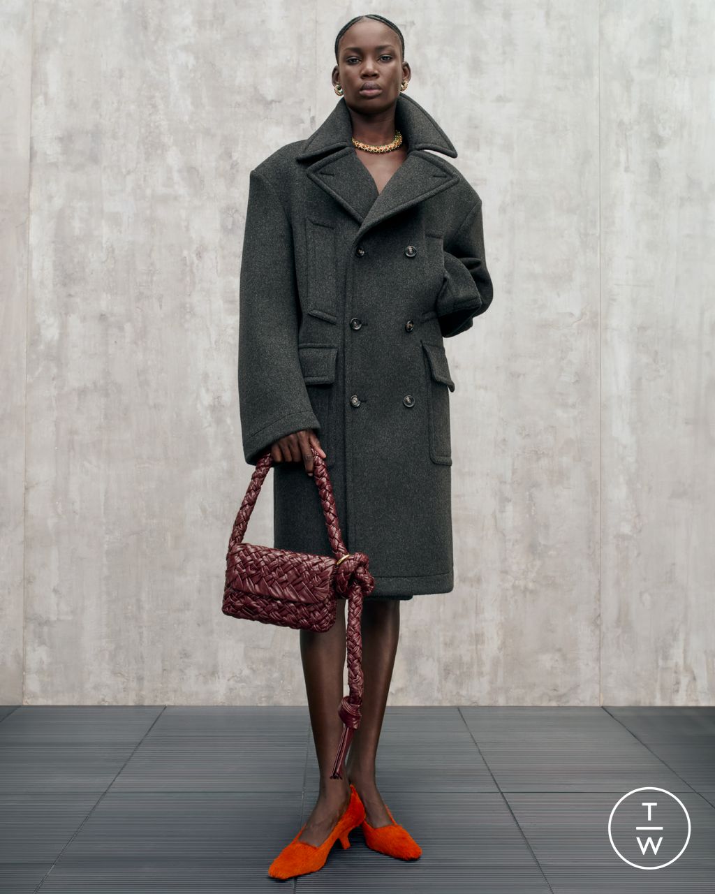 Fashion Week Milan Resort 2025 look 67 from the Bottega Veneta collection womenswear