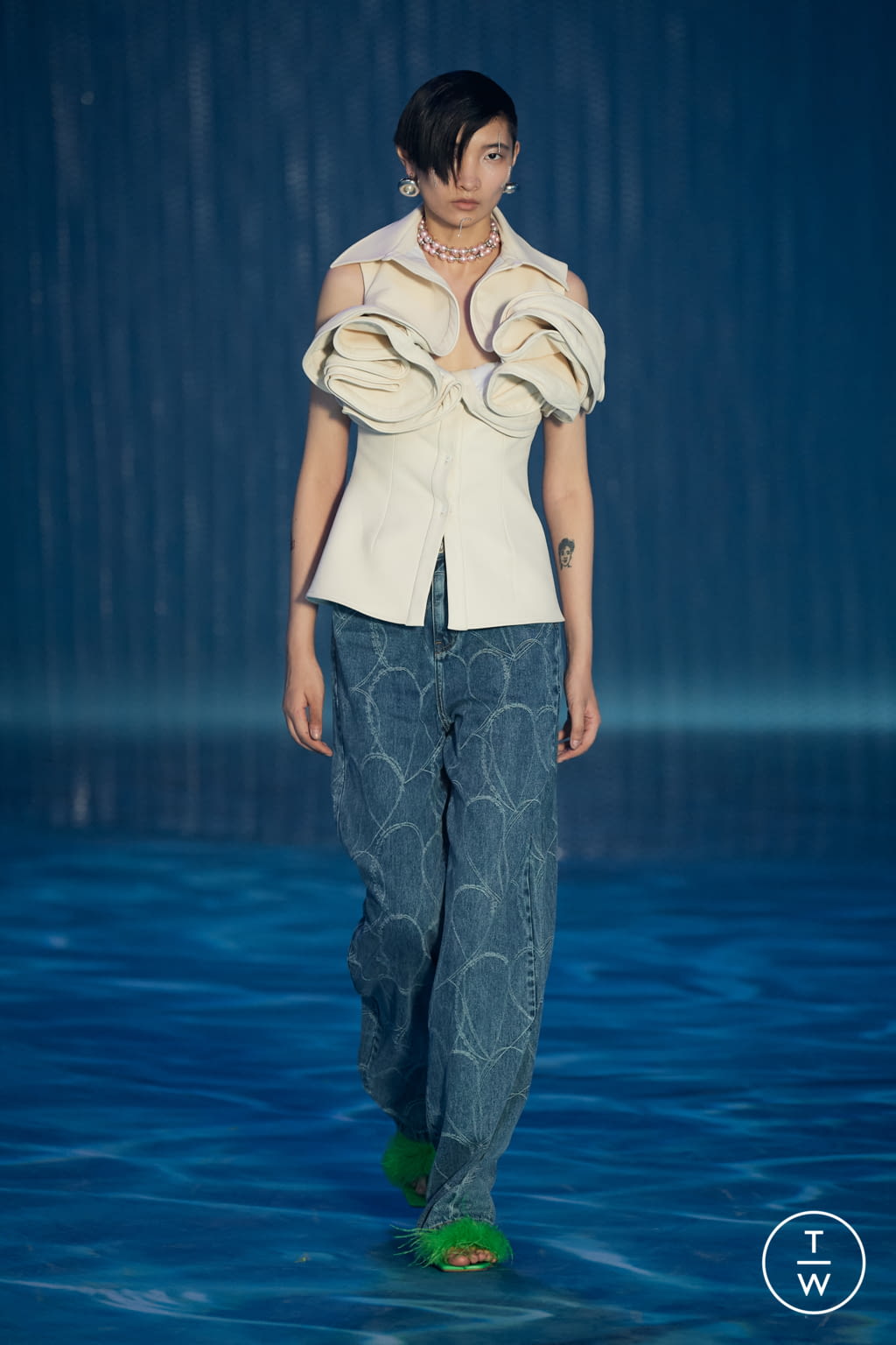 Fashion Week New York Spring/Summer 2022 look 40 from the C+Plus Series collection womenswear
