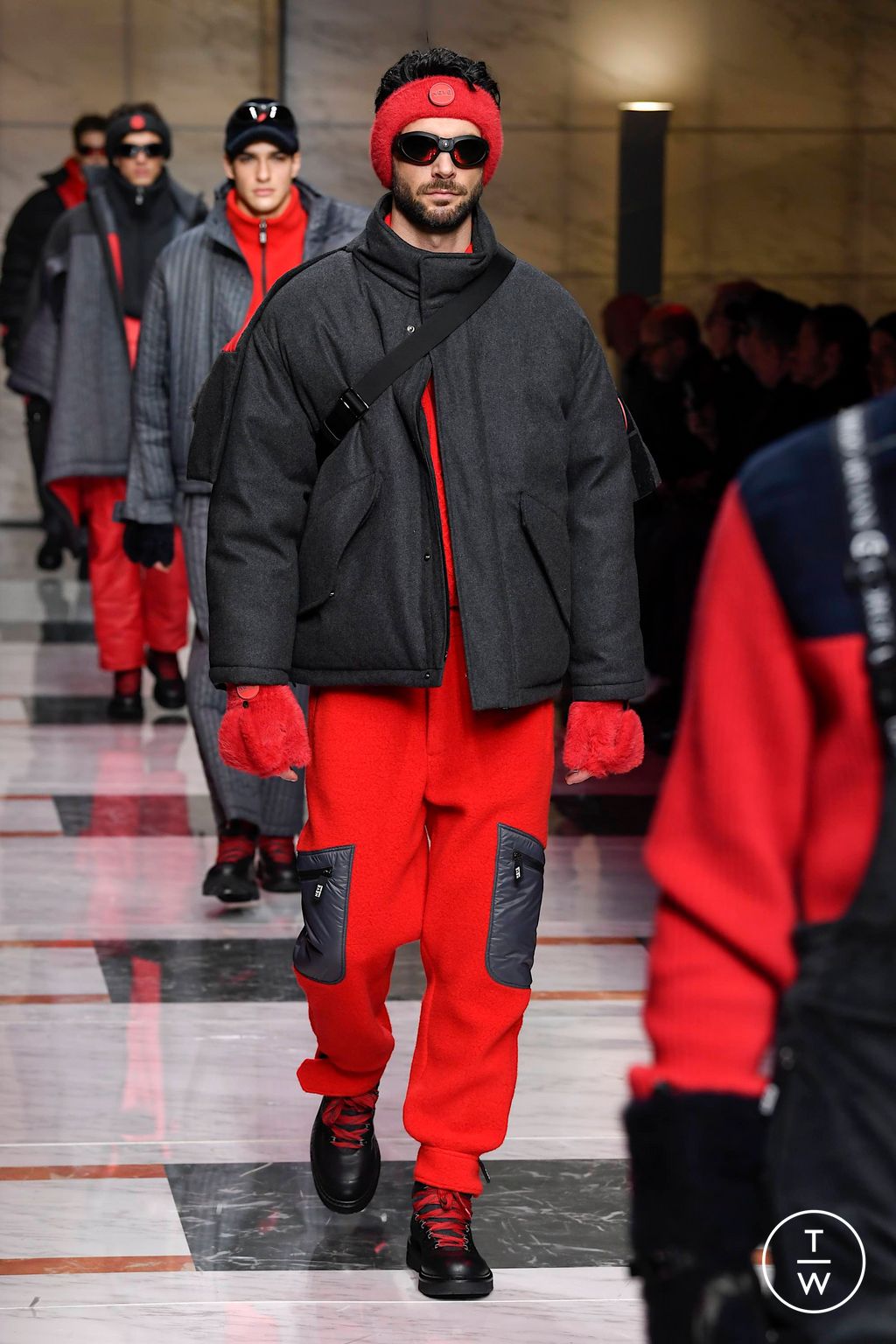 Fashion Week Milan Fall/Winter 2023 look 69 from the Giorgio Armani collection 男装