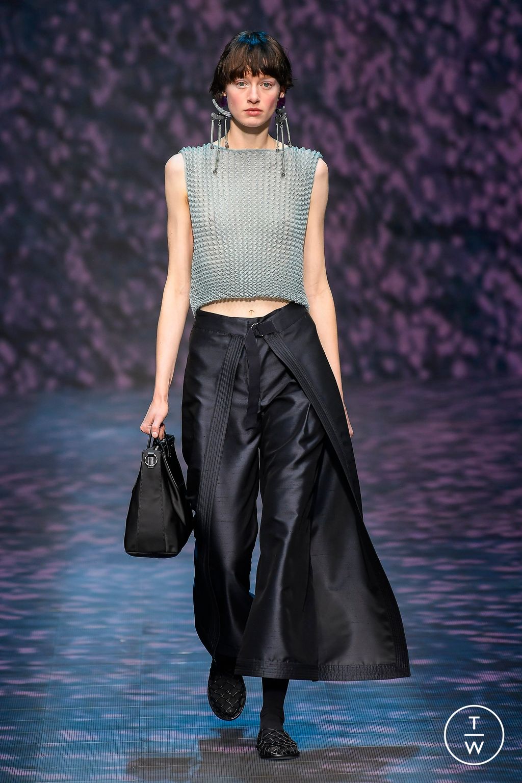 Fashion Week Milan Spring/Summer 2023 look 46 from the Emporio Armani collection womenswear