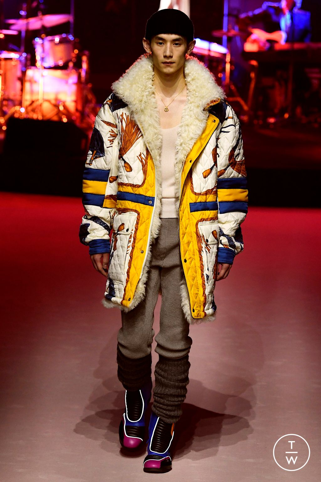 Fashion Week Milan Fall/Winter 2023 look 23 from the Gucci collection 男装