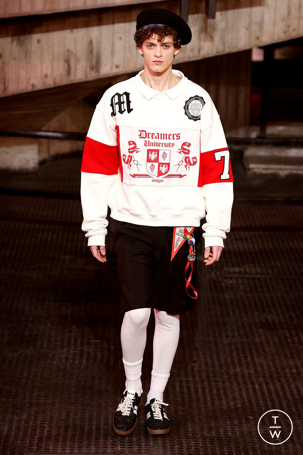 Fashion Week Milan Fall/Winter 2023 look 9 from the MSGM collection menswear