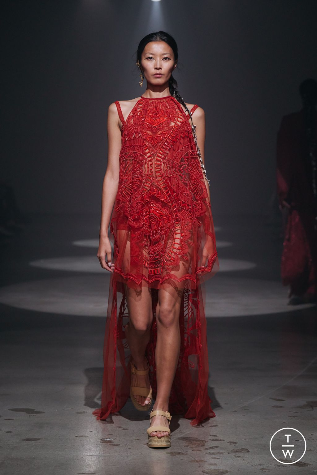 Fashion Week New York Spring-Summer 2025 look 23 from the Cucculelli Shaheen collection womenswear