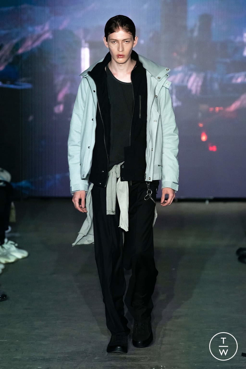 Fashion Week London Spring/Summer 2020 look 2 from the C2H4 collection menswear