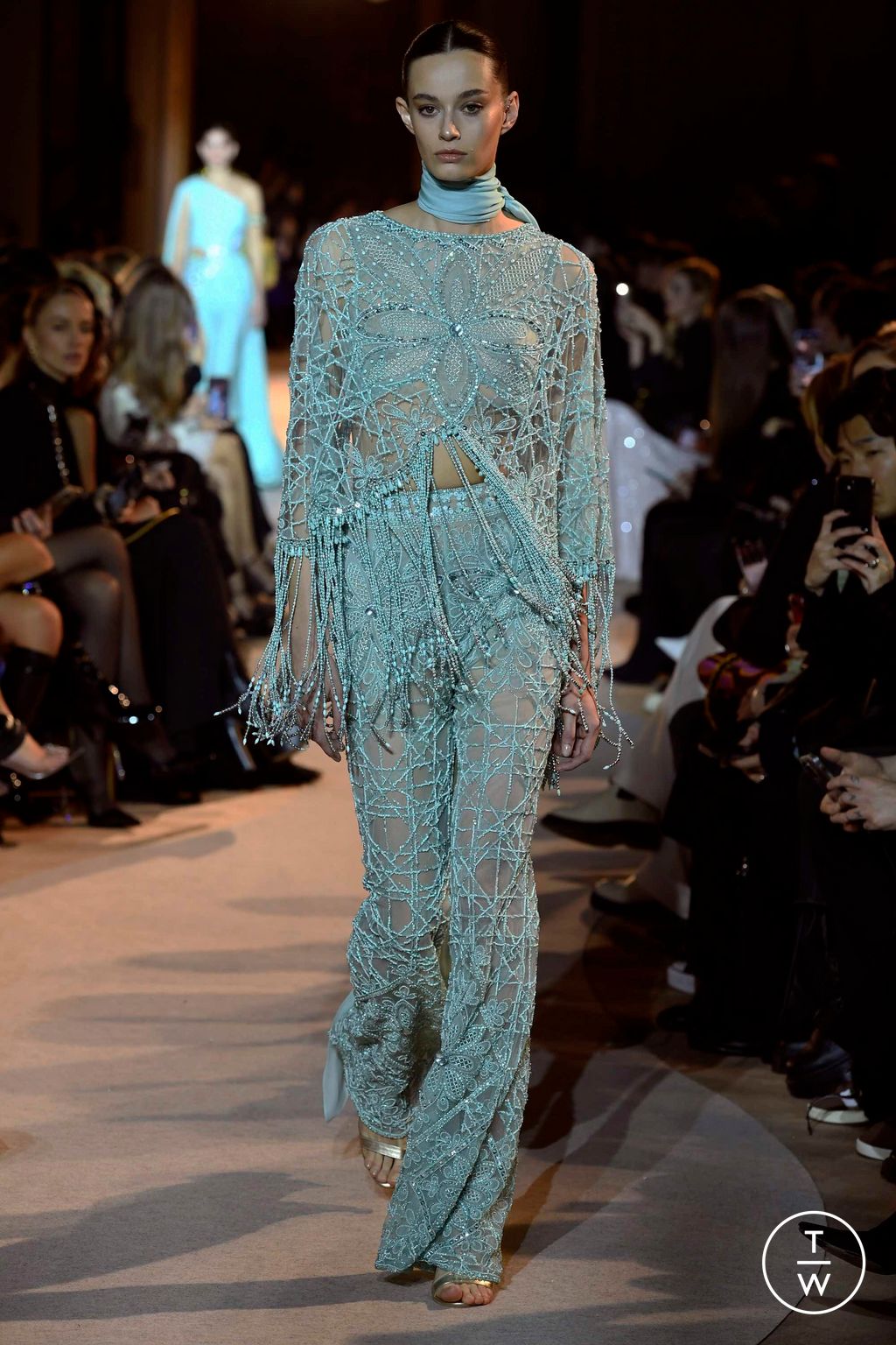 Fashion Week Paris Spring/Summer 2023 look 13 from the Zuhair Murad collection couture