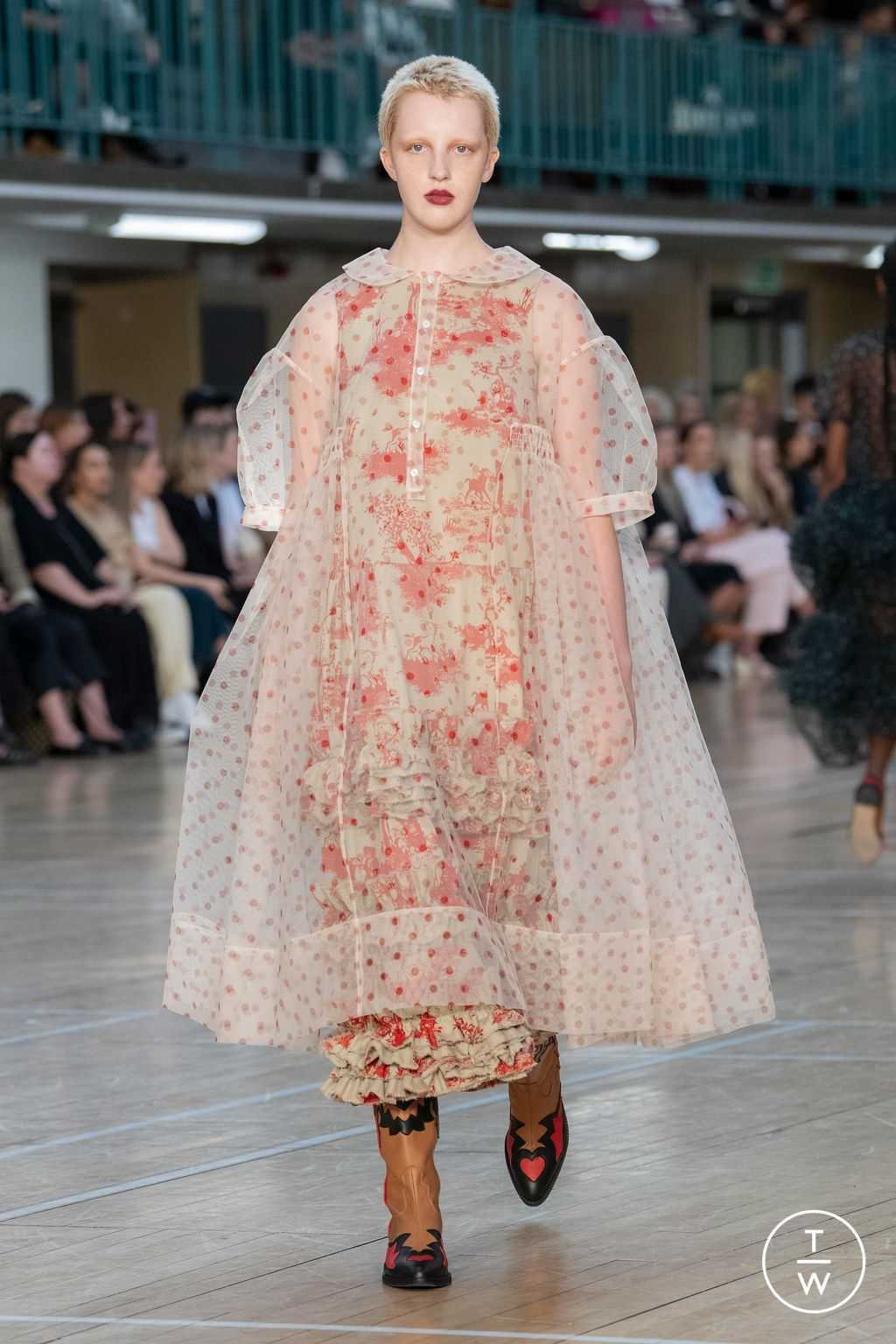 Fashion Week London Spring/Summer 2023 look 11 from the Molly Goddard collection womenswear