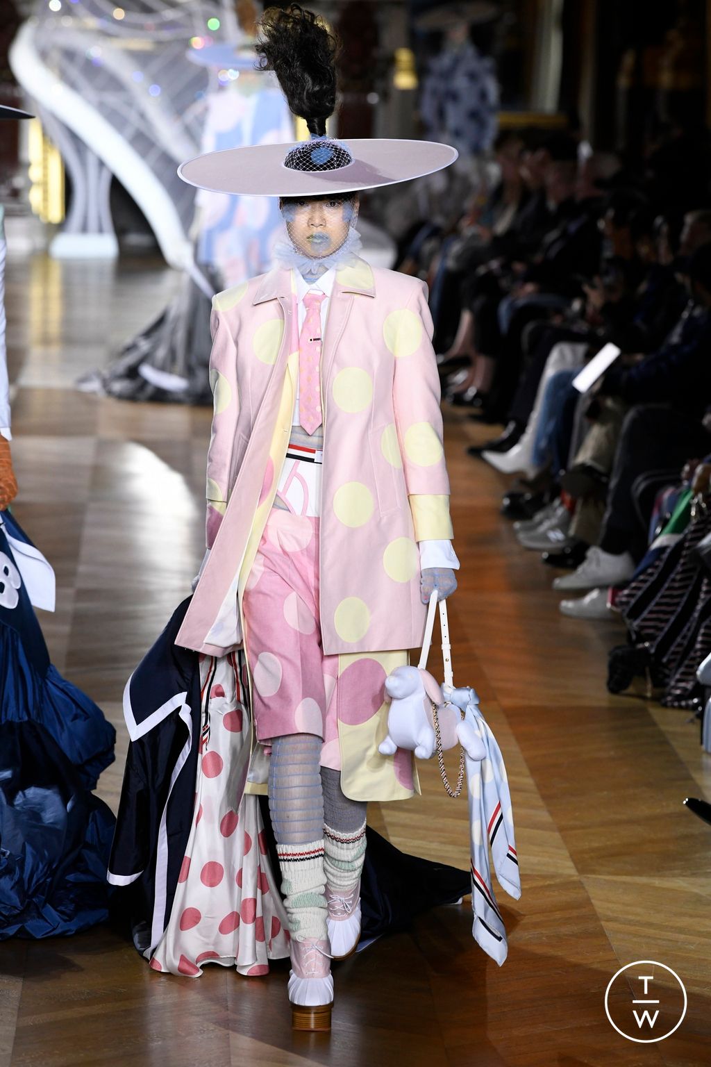 Fashion Week Paris Spring/Summer 2023 look 40 from the Thom Browne collection womenswear