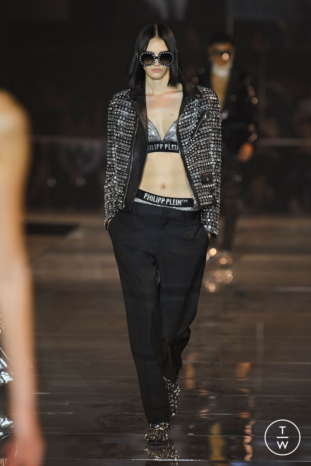 Fashion Week Milan Spring/Summer 2023 look 4 from the Philipp Plein collection womenswear