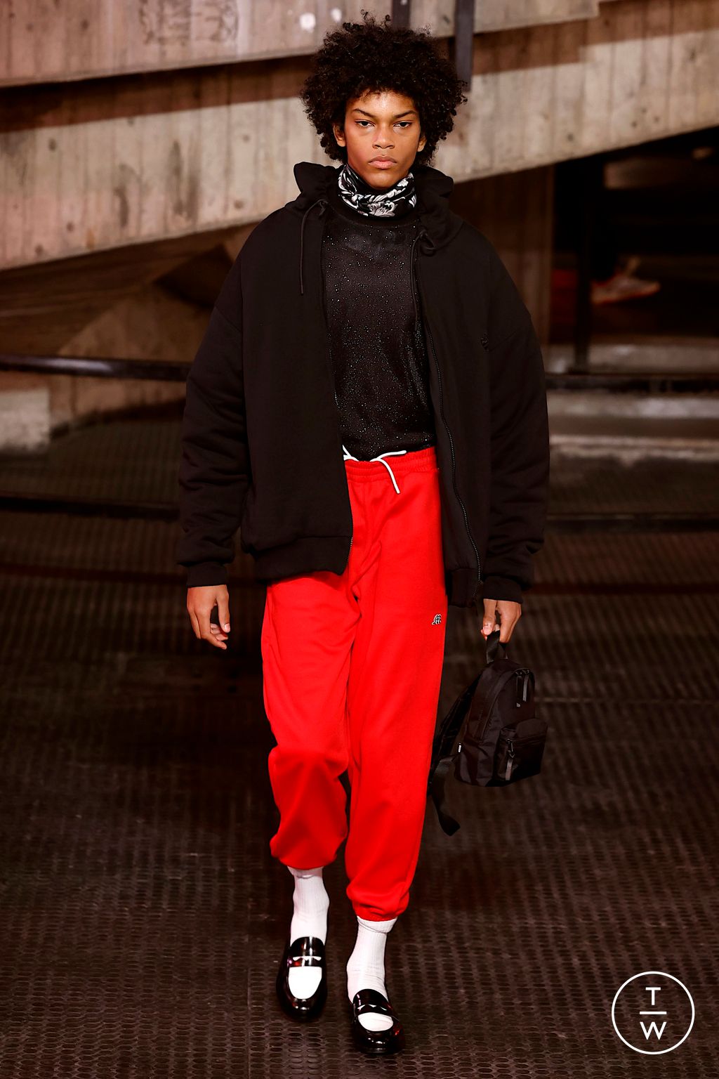 Fashion Week Milan Fall/Winter 2023 look 20 from the MSGM collection menswear