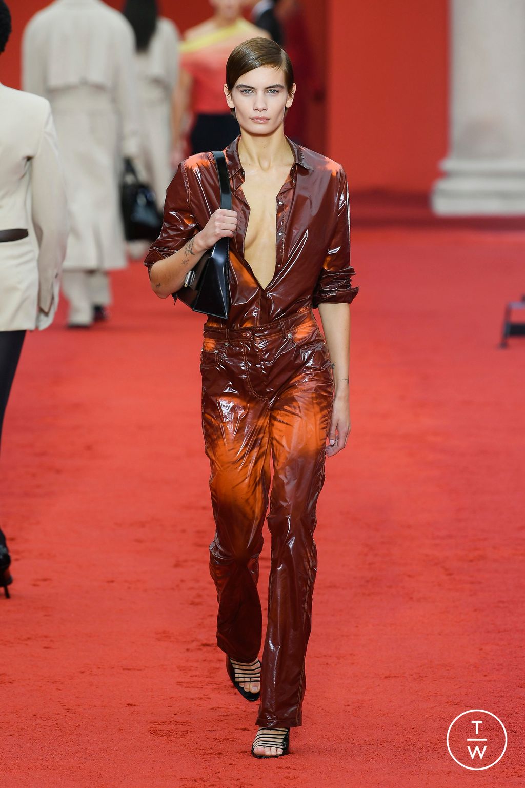 Fashion Week Milan Spring/Summer 2023 look 15 from the Ferragamo collection womenswear
