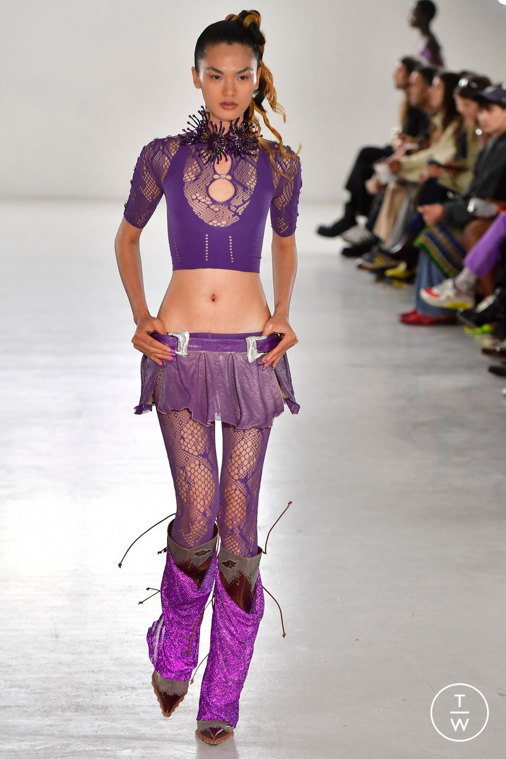 Fashion Week London Spring/Summer 2023 look 7 from the Poster Girl collection womenswear