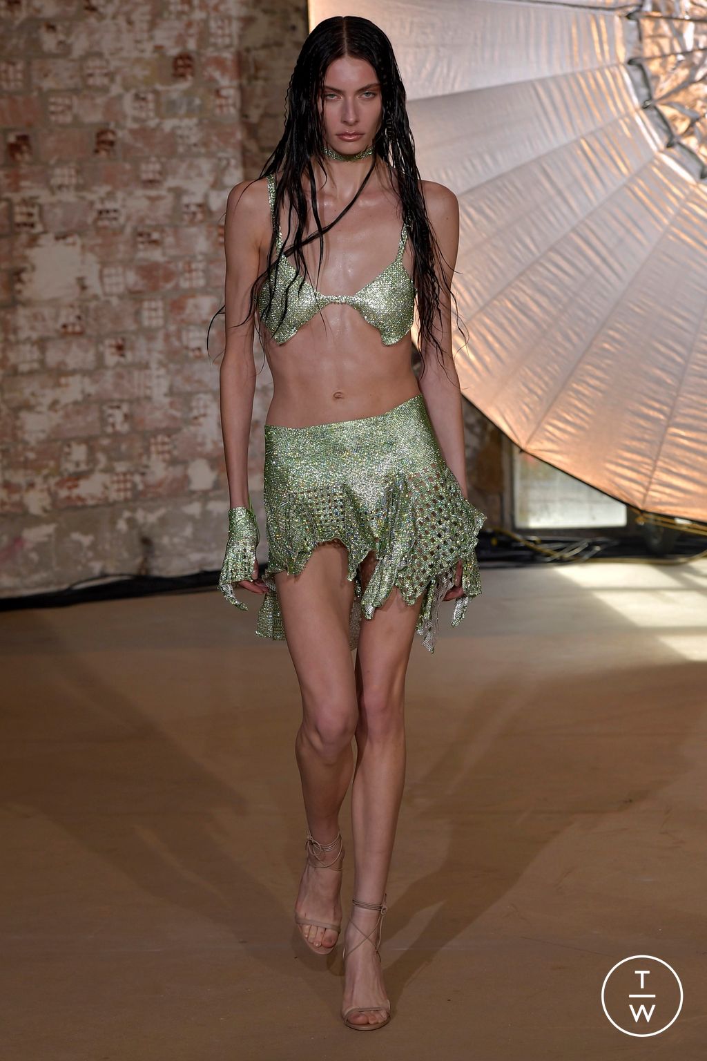 Fashion Week Paris Spring/Summer 2023 look 22 from the Ludovic de Saint Sernin collection 女装