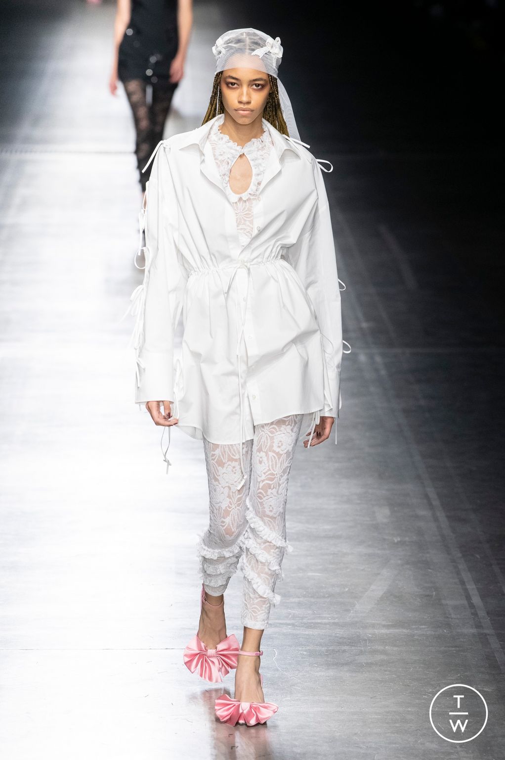 Fashion Week Milan Spring/Summer 2023 look 24 from the MSGM collection 女装