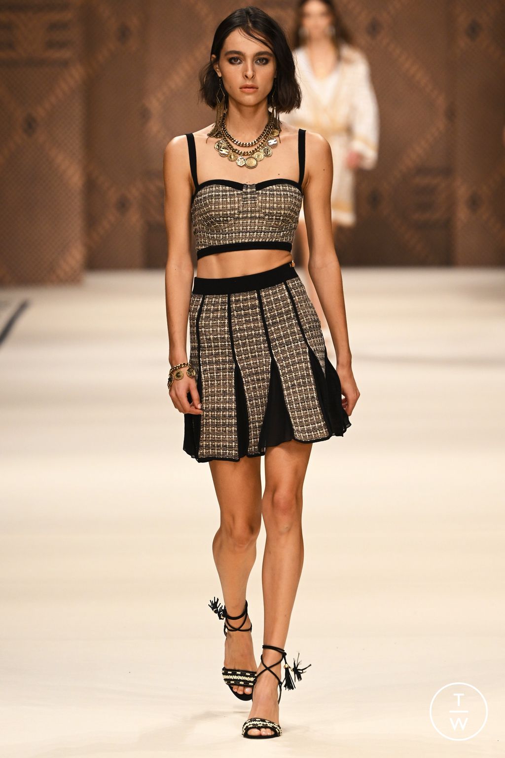 Fashion Week Milan Spring/Summer 2023 look 52 from the Elisabetta Franchi collection womenswear