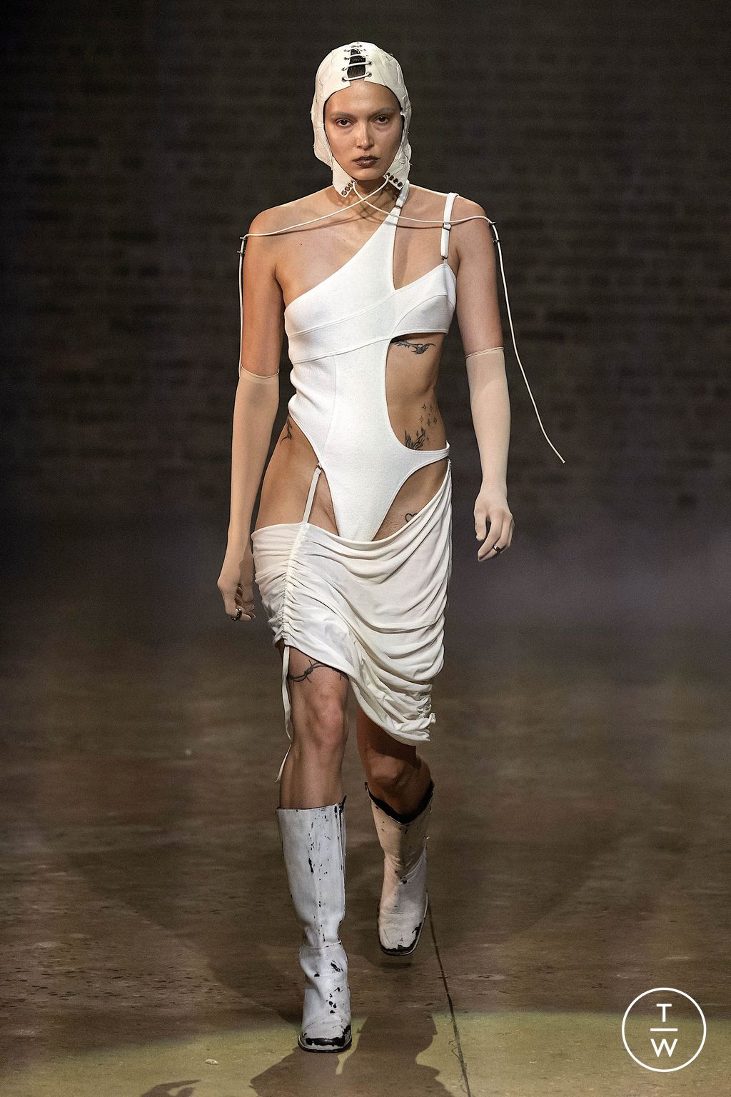 Fashion Week New York Spring/Summer 2023 look 6 from the Elena Velez collection womenswear