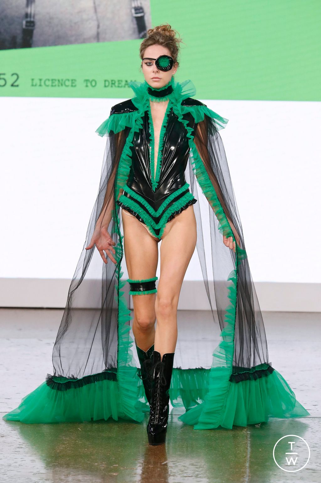 Fashion Week London Spring/Summer 2023 look 29 from the Pam Hogg collection womenswear