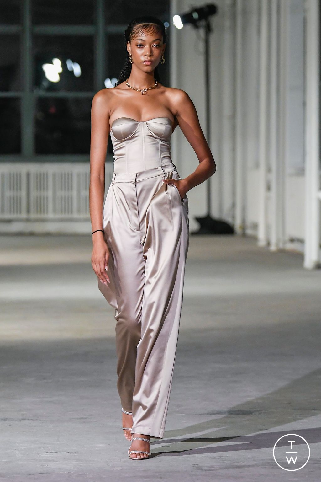 Fashion Week New York Spring/Summer 2023 look 1 de la collection Fe Noel womenswear