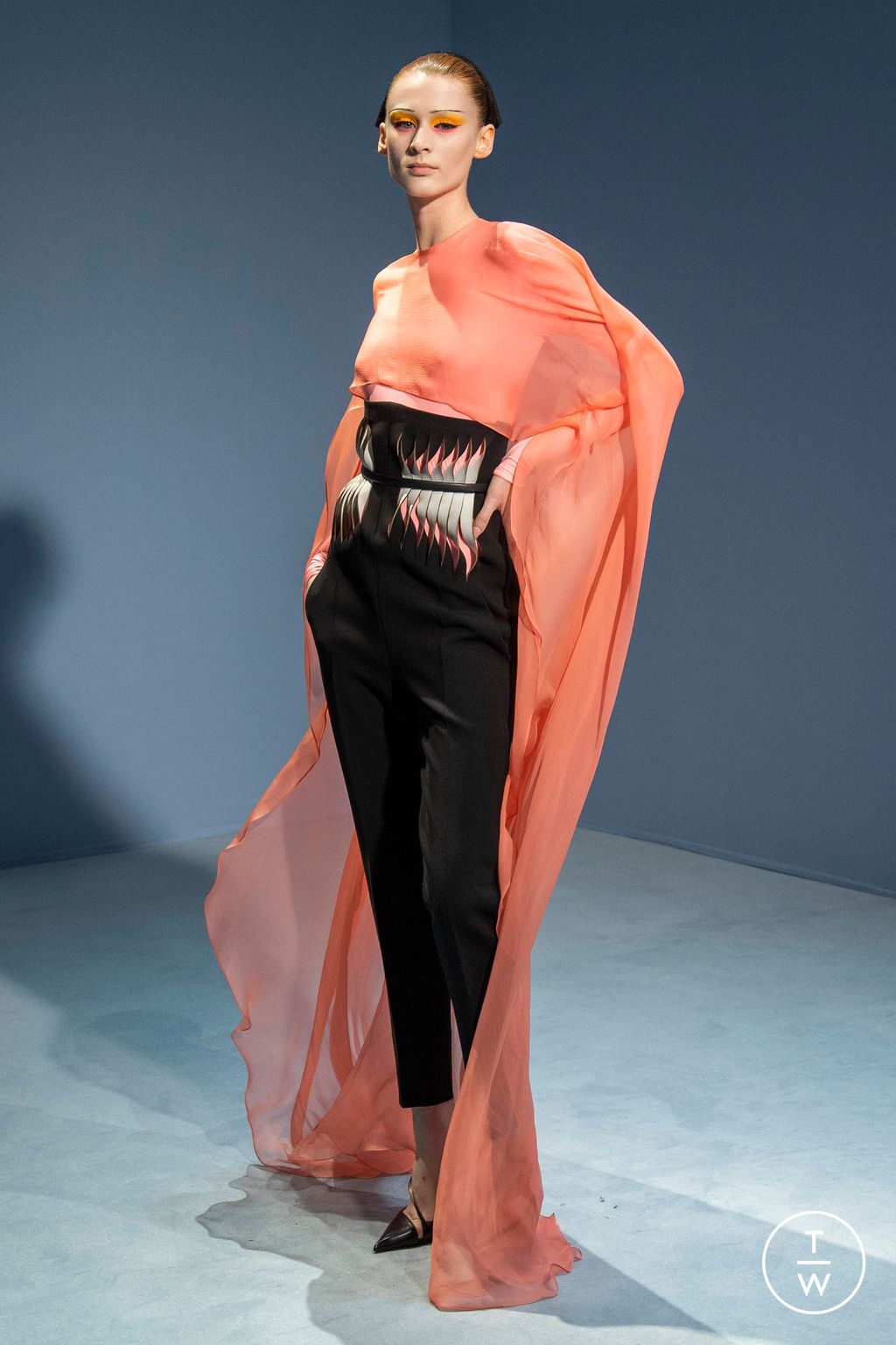 Fashion Week Paris Spring/Summer 2023 look 22 from the Jean Paul Gaultier collection couture