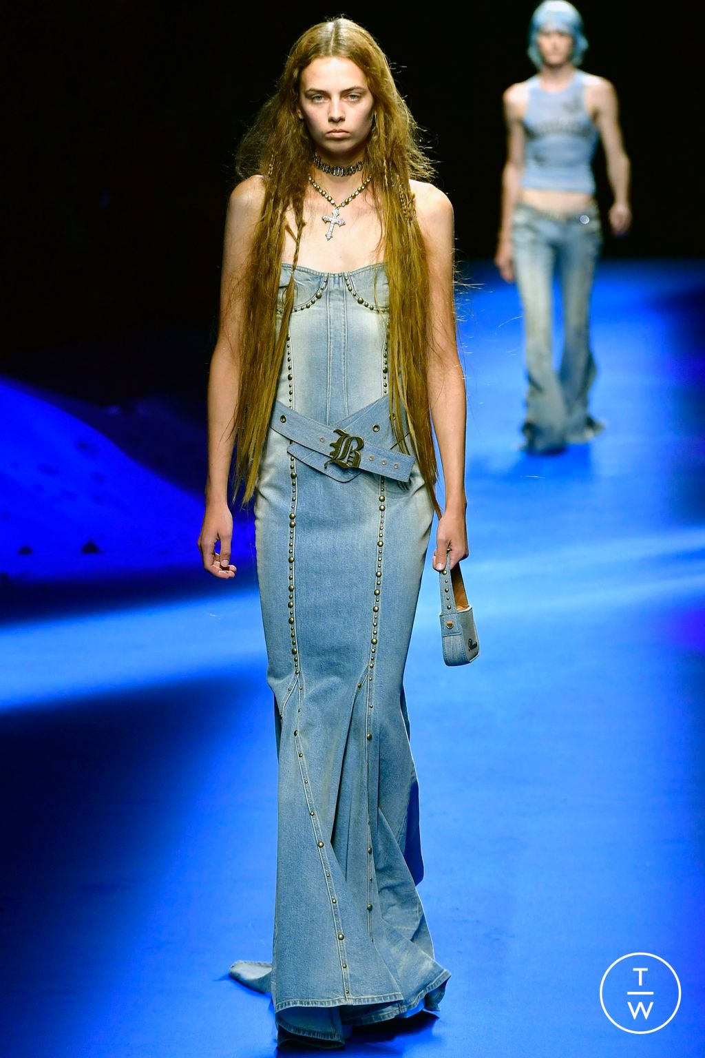 Fashion Week Milan Spring/Summer 2023 look 14 from the Blumarine collection womenswear