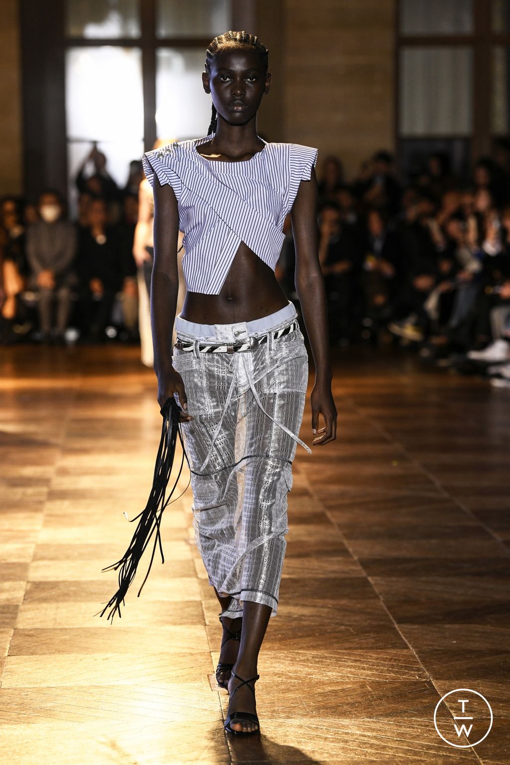 Fashion Week Paris Spring/Summer 2023 look 16 from the Koché collection womenswear