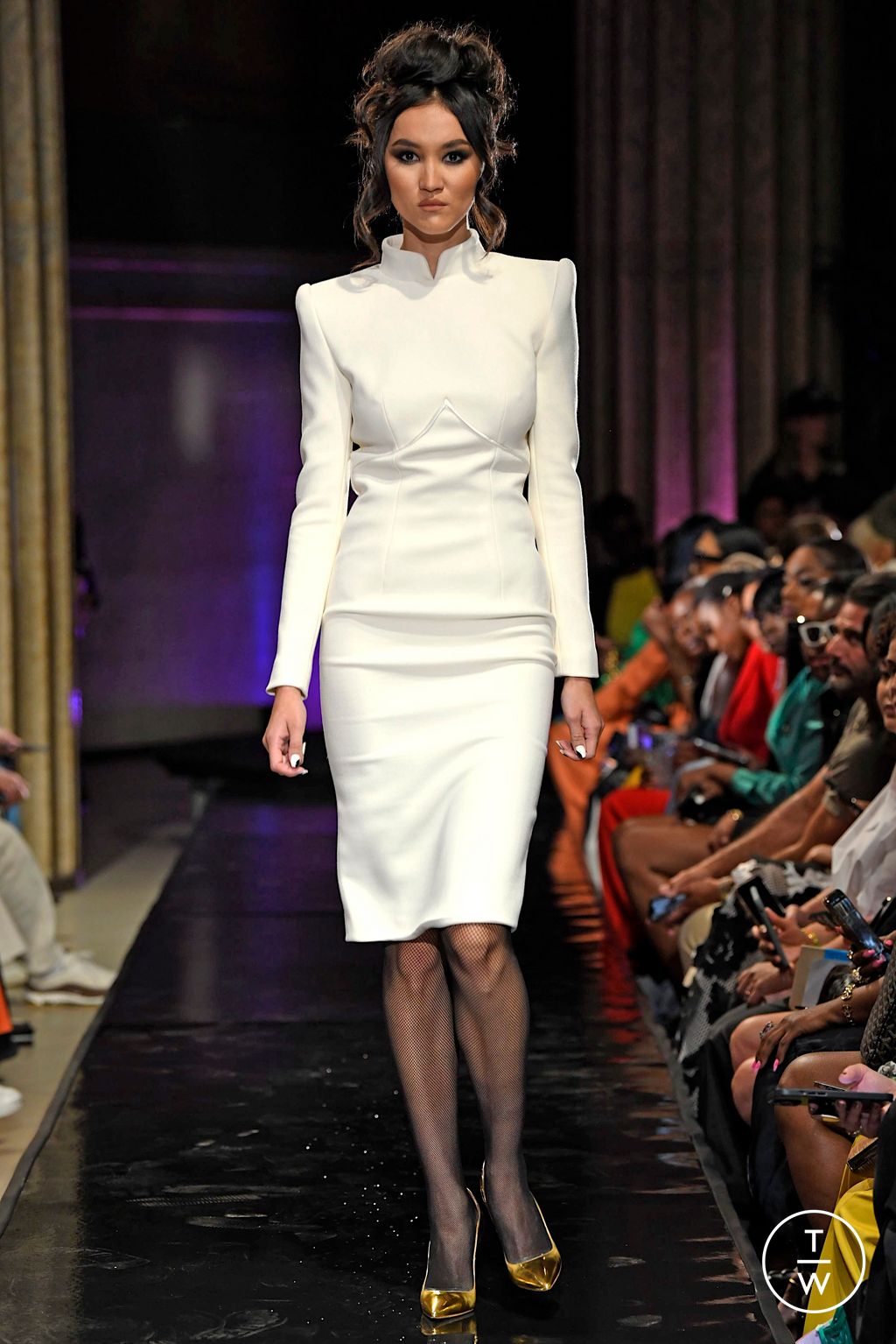 Fashion Week New York Fall/Winter 2022 look 28 de la collection Sergio Hudson womenswear