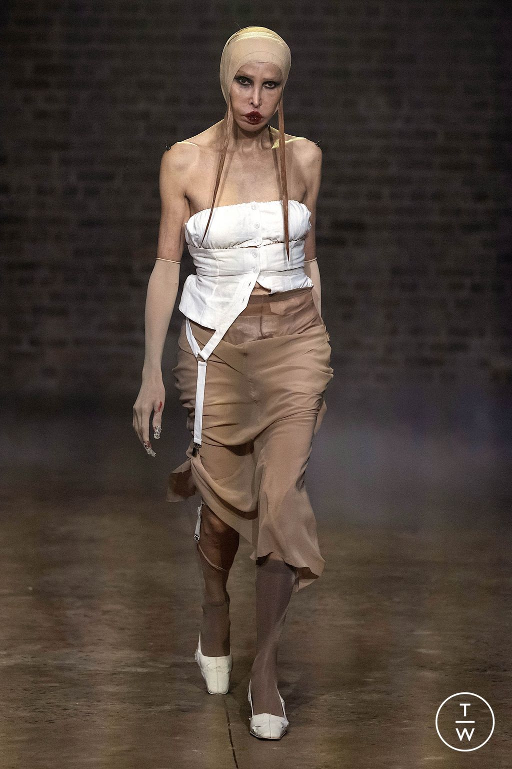 Fashion Week New York Spring/Summer 2023 look 9 from the Elena Velez collection womenswear