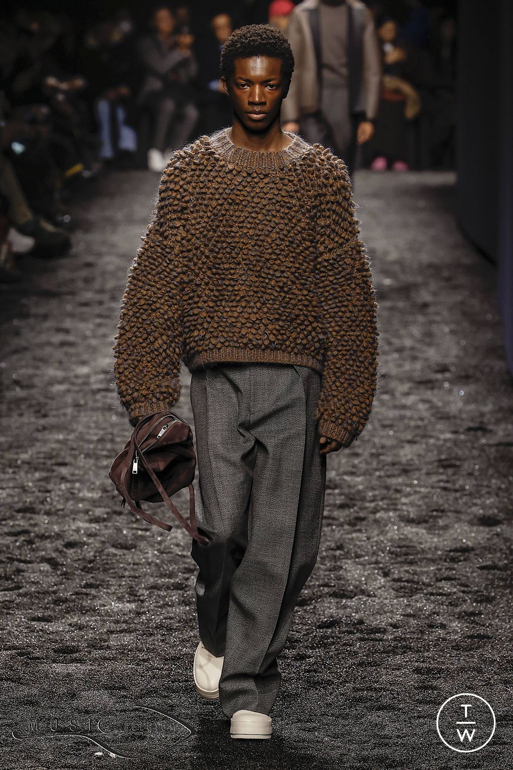 Fashion Week Milan Fall/Winter 2023 look 18 from the ZEGNA collection 男装