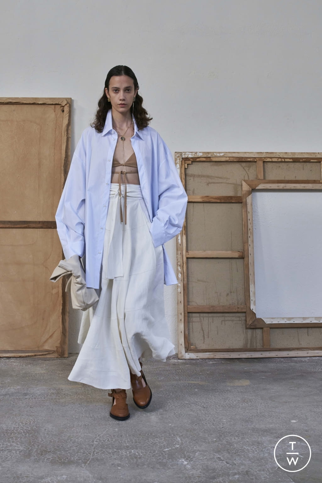 Fashion Week Milan Spring/Summer 2022 look 2 from the Calcaterra collection womenswear